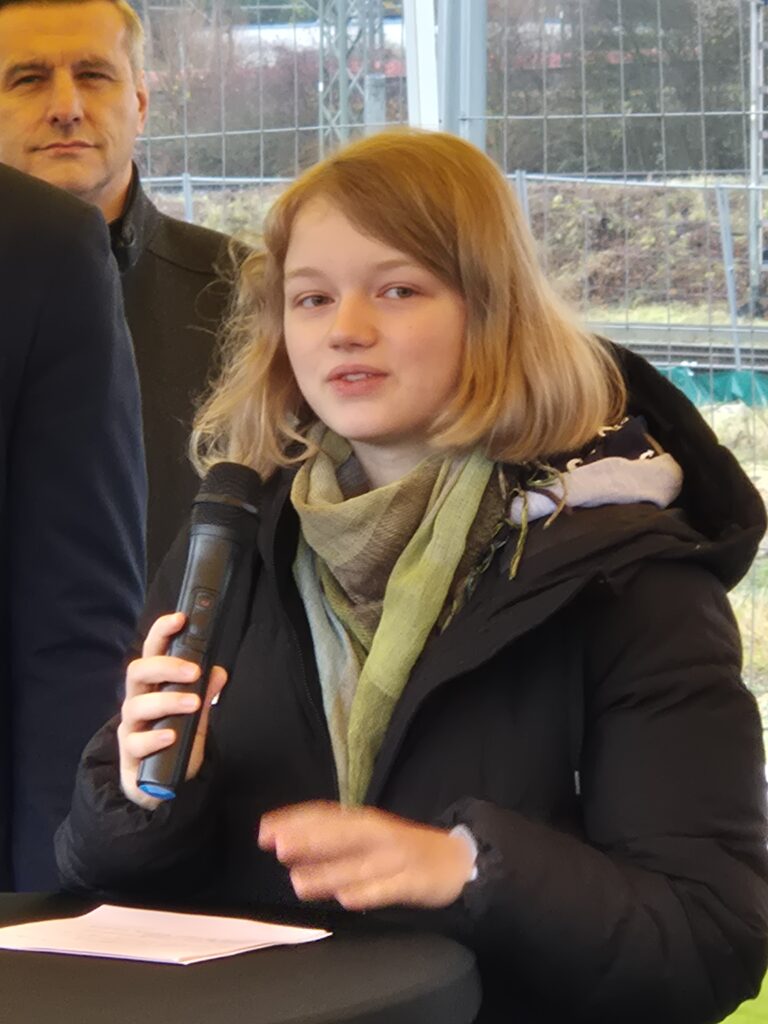 Schülersprecherin "der Emmy"