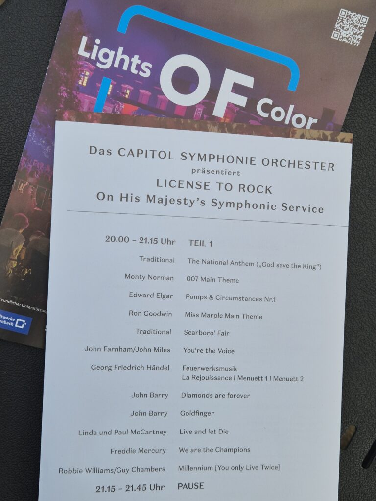 Programm, erster Teil