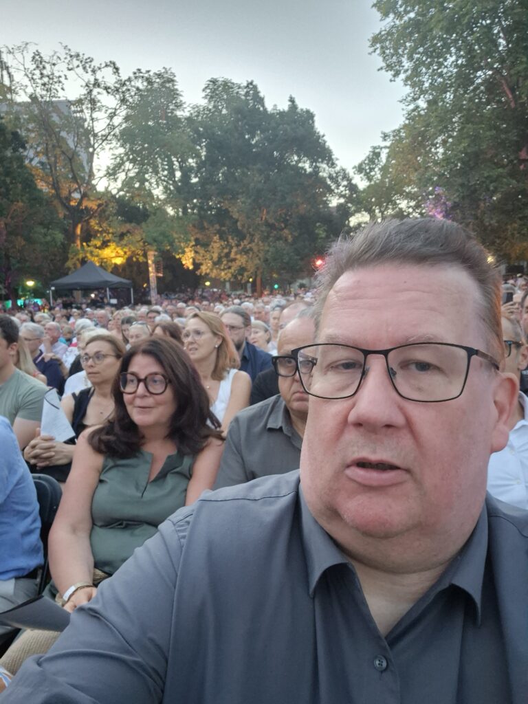 Markus vor dem Konzert